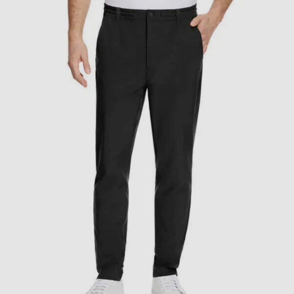 Marc New York Men’s Commuter Pant Slim Fit 4 Way Stretch Fabric: Black (34x30)